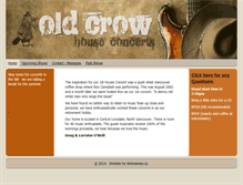 Tablet Screenshot of oldcrow.net