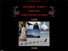 Tablet Screenshot of oldcrow.ca